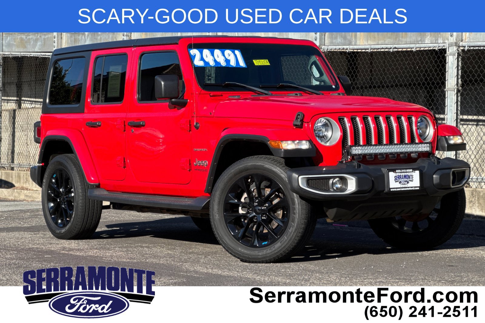 Used 2020 Jeep Wrangler Unlimited Sahara AWD/4WD image 1