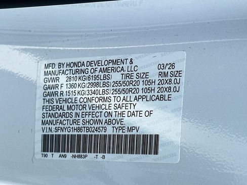 Used 2026 Honda Pilot Elite image 27