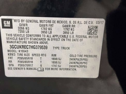Used 2017 Chevrolet Silverado 1500 LT w/ All Star Edition AWD/4WD image 32