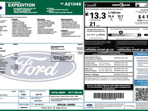 Used 2025 Ford Expedition Max Platinum w/ Platinum Ultimate Package image 6