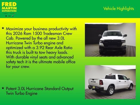 New 2026 RAM 1500 Tradesman image 8