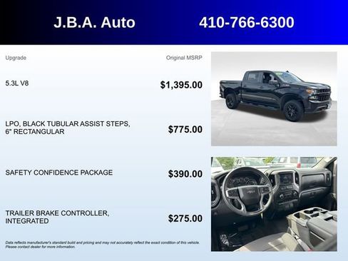 Used 2021 Chevrolet Silverado 1500 Custom Trail Boss w/ Safety Confidence Package AWD/4WD image 5