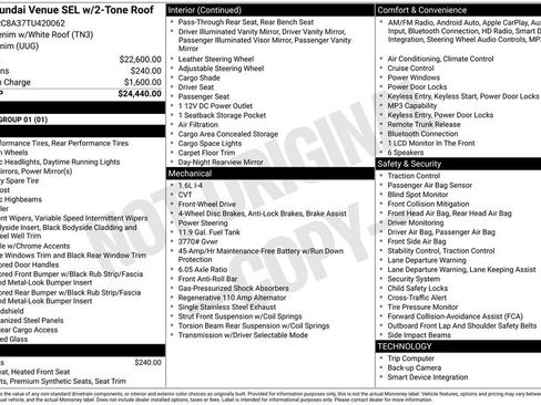 New 2026 Hyundai Venue SEL image 4