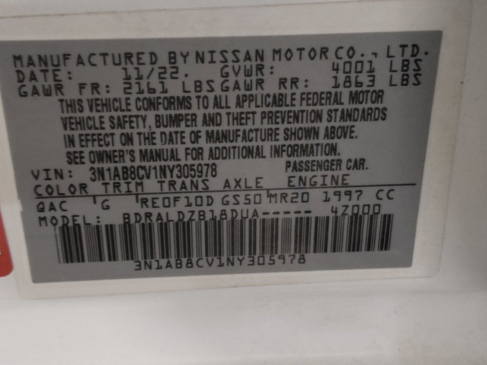 Used 2022 Nissan Sentra SV w/ Trunk Package FWD image 33