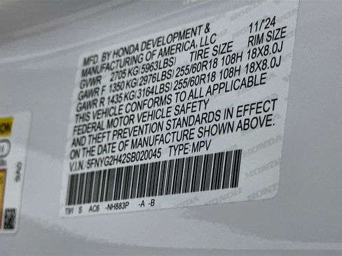 Used 2025 Honda Pilot EX-L image 12