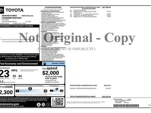 Used 2025 Toyota 4Runner Trailhunter image 4