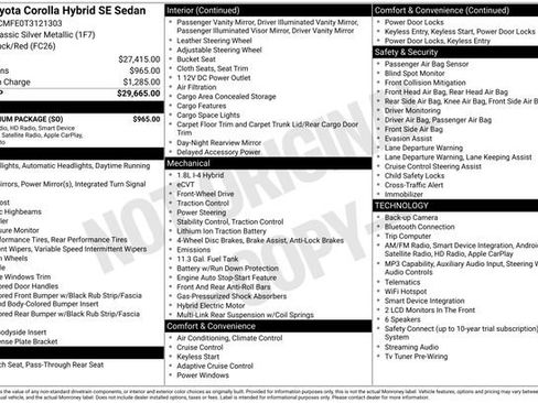 Used 2026 Toyota Corolla SE w/ SE Premium Package image 3