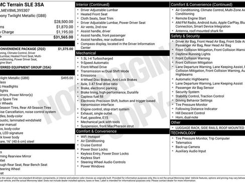 Certified 2021 GMC Terrain SLE w/ Driver Convenience Package image 9