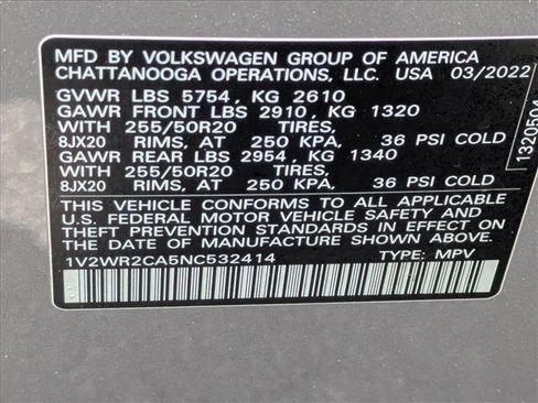 Used 2022 Volkswagen Atlas SE FWD image 25