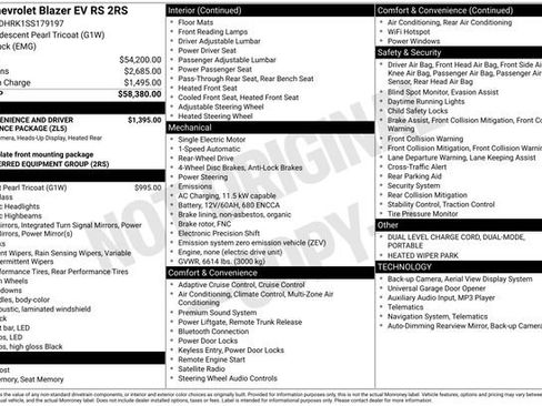 New 2025 Chevrolet Blazer EV RS image 2