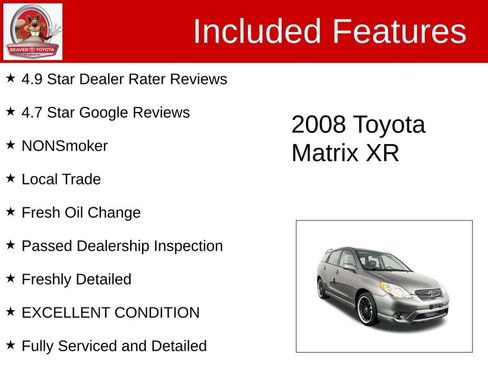 Used 2008 Toyota Matrix XR image 4