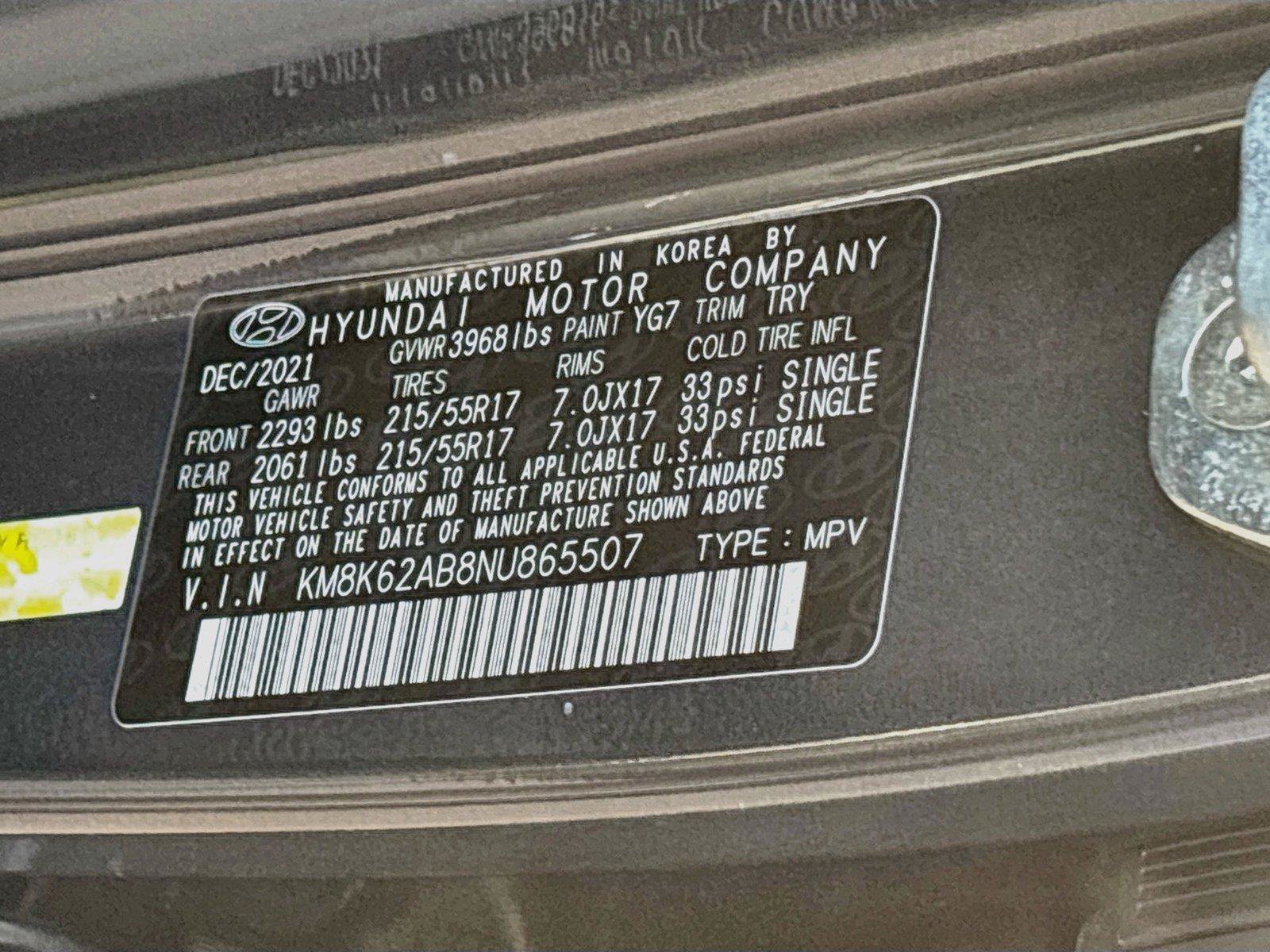 Used 2022 Hyundai Kona SEL w/ Cargo Package FWD image 29