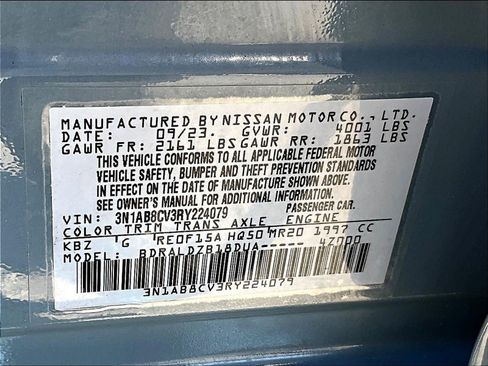 Used 2024 Nissan Sentra SV FWD image 19
