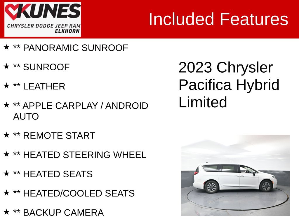 Used 2023 Chrysler Pacifica Limited FWD image 2