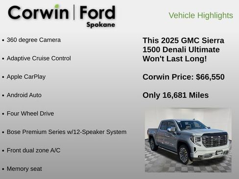 Used 2025 GMC Sierra 1500 Denali Ultimate image 6