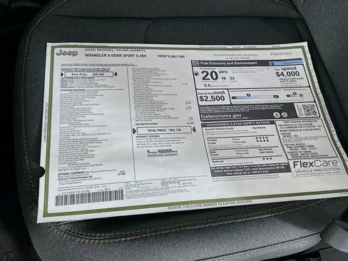 New 2026 Jeep Wrangler Sport S image 12