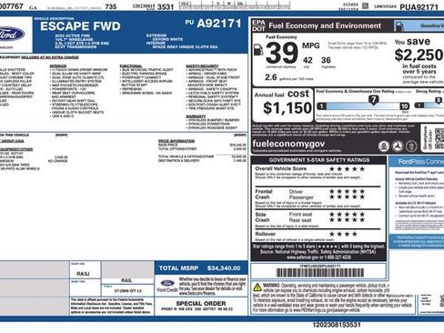 Used 2023 Ford Escape Active FWD image 5