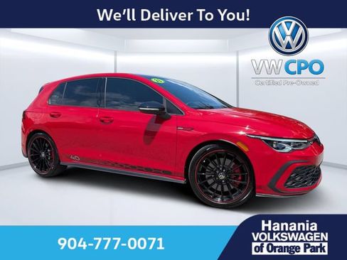 Certified 2023 Volkswagen GTI 40th Anniversary Edition FWD image 1