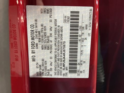 New 2024 Lincoln Nautilus Premier w/ Equipment Group 102A image 14