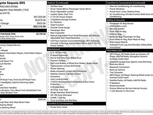 Used 2014 Toyota Sequoia SR5 w/ Premium Package AWD/4WD image 10