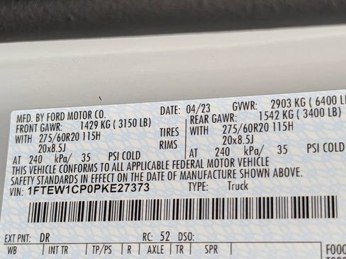 Certified 2023 Ford F150 XL w/ STX Appearance Package RWD image 27