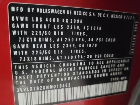 Used 2022 Volkswagen Taos SE w/ Panoramic Sunroof Package image 33