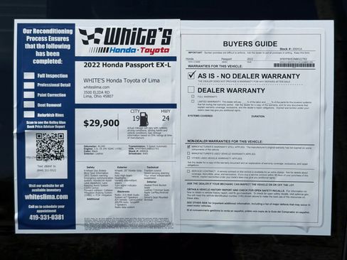 Used 2022 Honda Passport EX-L image 38