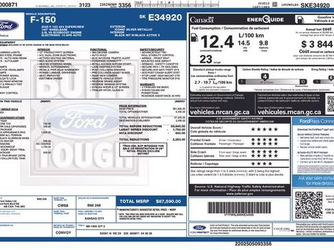 Used 2025 Ford F150 Lariat AWD/4WD image 3