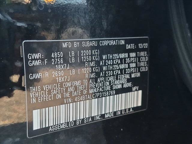 Used 2023 Subaru Outback Onyx Edition AWD/4WD image 16
