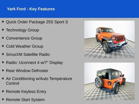 Used 2023 Jeep Wrangler Sport AWD/4WD image 2