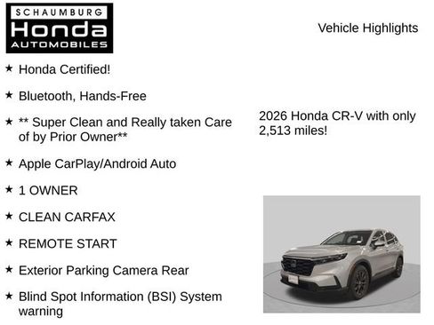 Certified 2026 Honda CR-V EX-L image 14