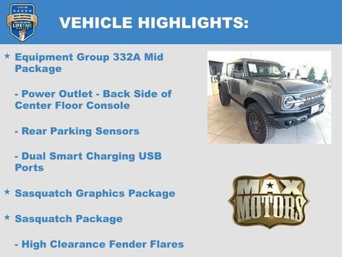 New 2025 Ford Bronco Badlands w/ Sasquatch Package image 12