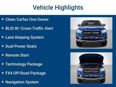 Used 2021 Ford Ranger Lariat w/ Equipment Group 501A High AWD/4WD image 3