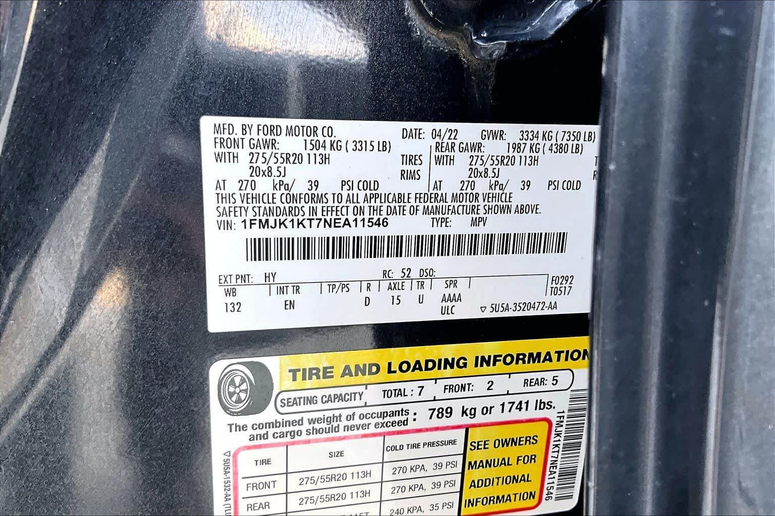 Used 2022 Ford Expedition Max Limited RWD image 29