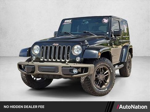Used 2016 Jeep Wrangler Sahara AWD/4WD image 1