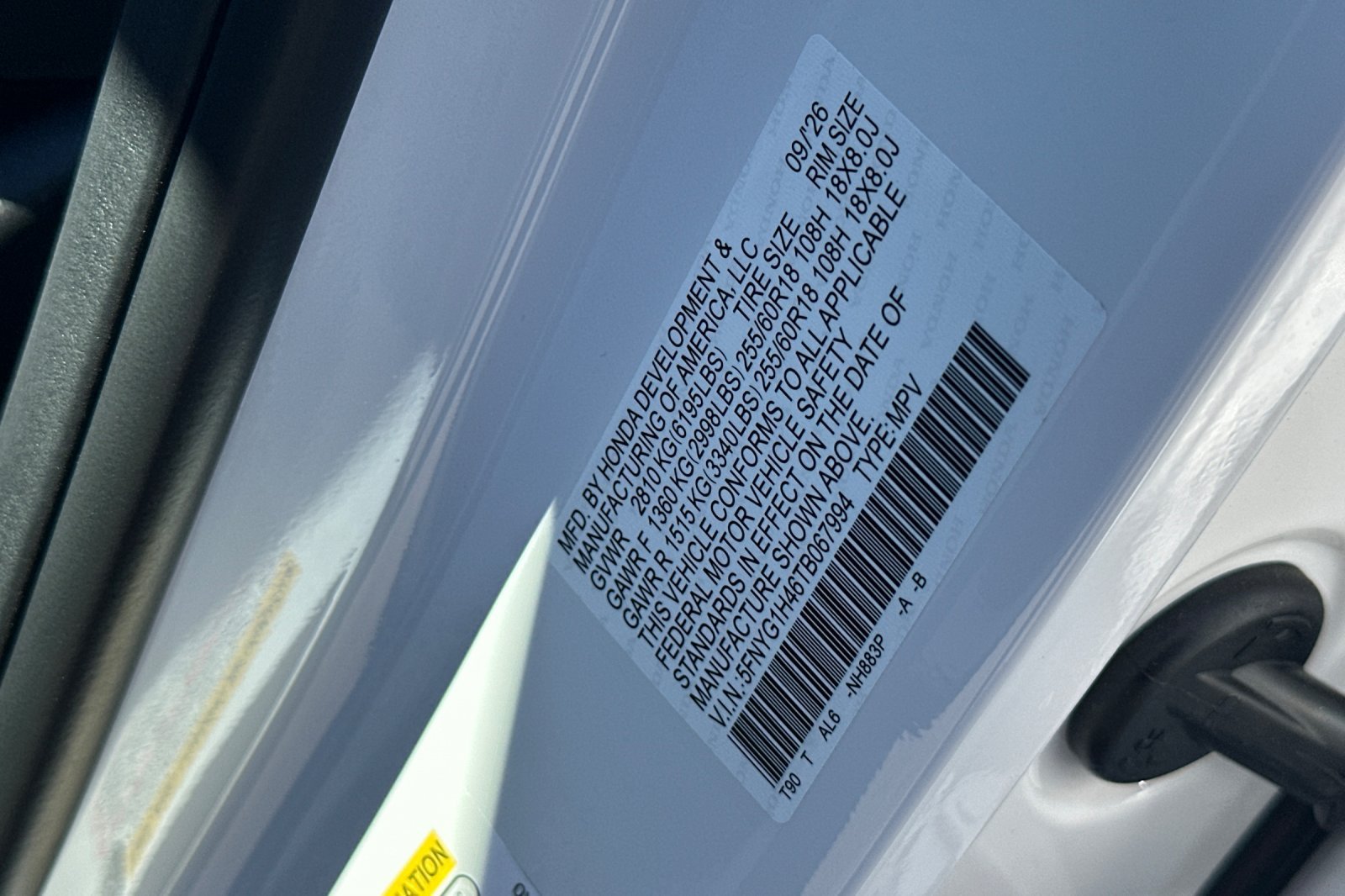 New 2026 Honda Pilot EX-L image 28