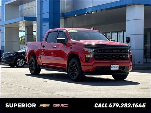 Used 2024 Chevrolet Silverado 1500 Custom w/ Turbomax Blackout Package AWD/4WD image 1