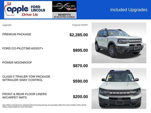 Used 2022 Ford Bronco Sport Badlands w/ Premium Package AWD/4WD image 4
