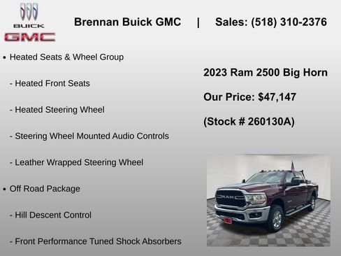 Used 2023 RAM 2500 Big Horn w/ Level 1 Equipment Group AWD/4WD image 12