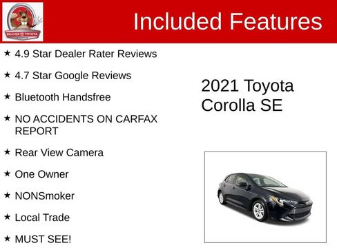 Used 2021 Toyota Corolla SE image 4