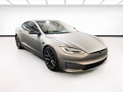 Used 2021 Tesla Model S Plaid AWD/4WD image 3