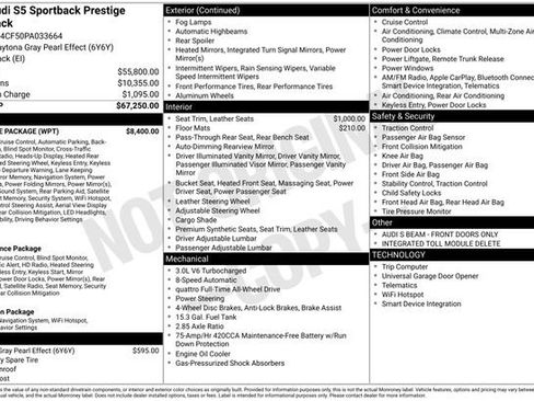 Used 2023 Audi S5 Prestige w/ Prestige Package AWD/4WD image 2