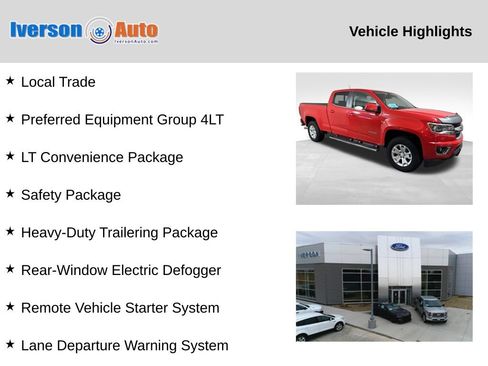 Used 2017 Chevrolet Colorado LT w/ LT Convenience Package image 2