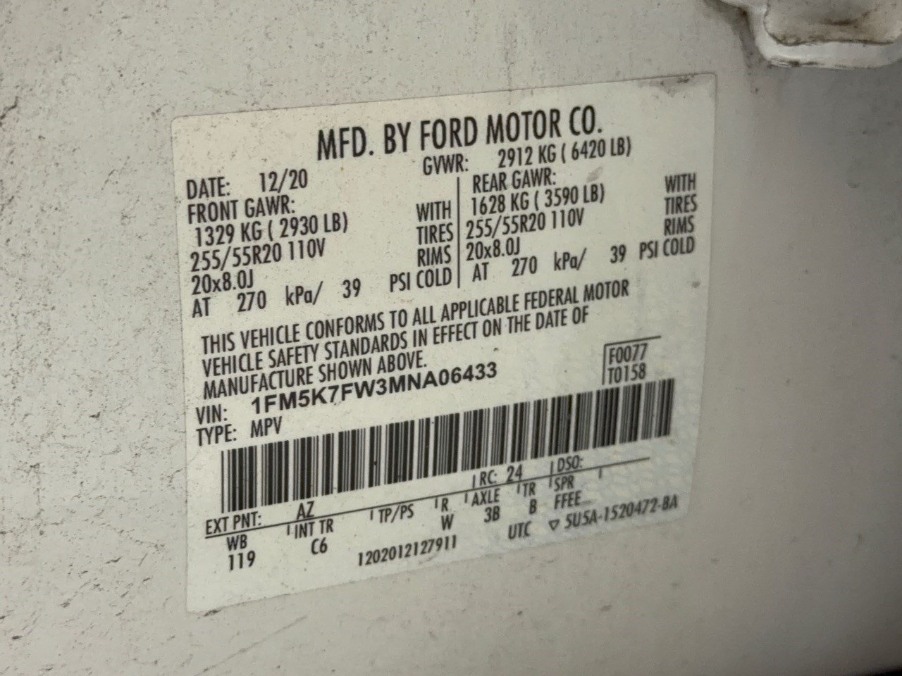 Used 2021 Ford Explorer Limited w/ Hybrid Equipment Group 310A RWD image 31