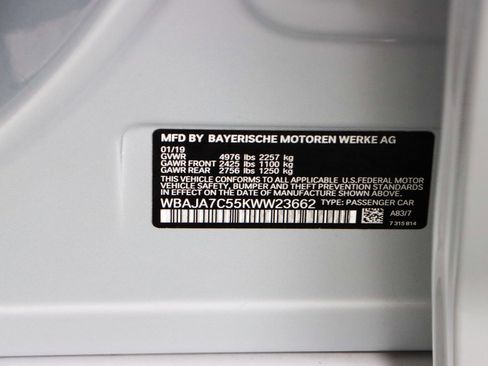 Used 2019 BMW 530i xDrive w/ Convenience Package image 31