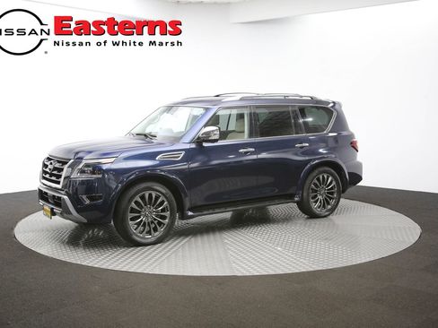 Used 2023 Nissan Armada Platinum w/ Captain's Chairs Package AWD/4WD image 60