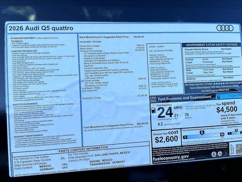 New 2026 Audi Q5 Premium AWD/4WD image 16