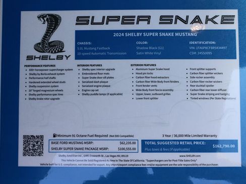 Used 2024 Ford Mustang GT Premium w/ GT Performance Package RWD image 13