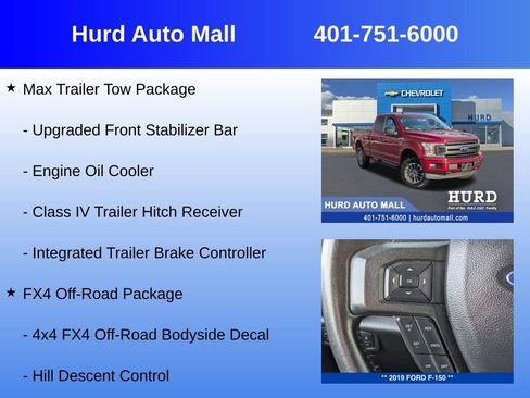 Used 2019 Ford F150 XLT w/ Equipment Group 302A Luxury image 18