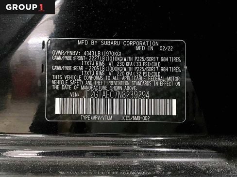 Certified 2022 Subaru Crosstrek 2.0i Premium w/ Moonroof Package image 35